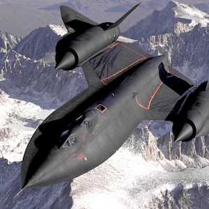 SR-71 Blackbird Framed Poster