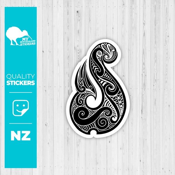 Maori Hook Sticker, Hei Matau Sticker, Tribal Hook Sticker, Polynesian Sticker, Maori Carving Sticker, Maori Art, Hawaiian Hook Sticker