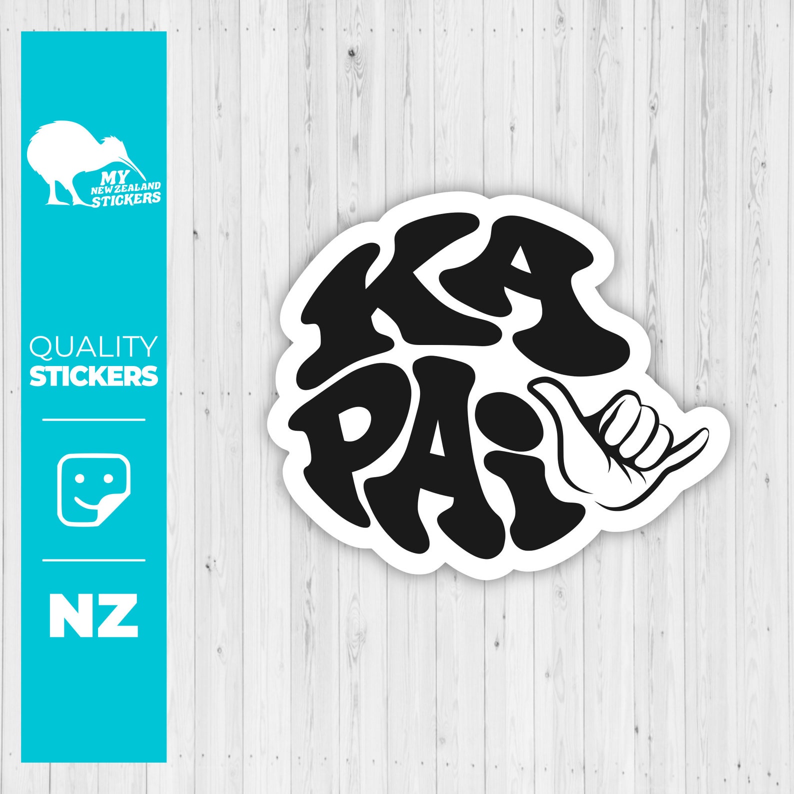 Ka Pai Sticker, Ka Pai, Maori Language Sticker, Kiwiana Sticker, New