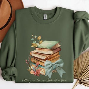 Girly Book Lover Sweatshirt, Coquette Shirt, Coquette Bookish, Girlie Book Lover Gift, Girlie Book Lover Merch, Valentine Gift, Romance read