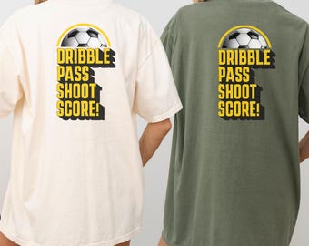 Custom Color Retro Soccer Shirt for Soccer Lovers, Soccer Fan Gift, Soccer Mom Tee, Soccer Player T-Shirt, Comfy Soccer Game Day Shirt