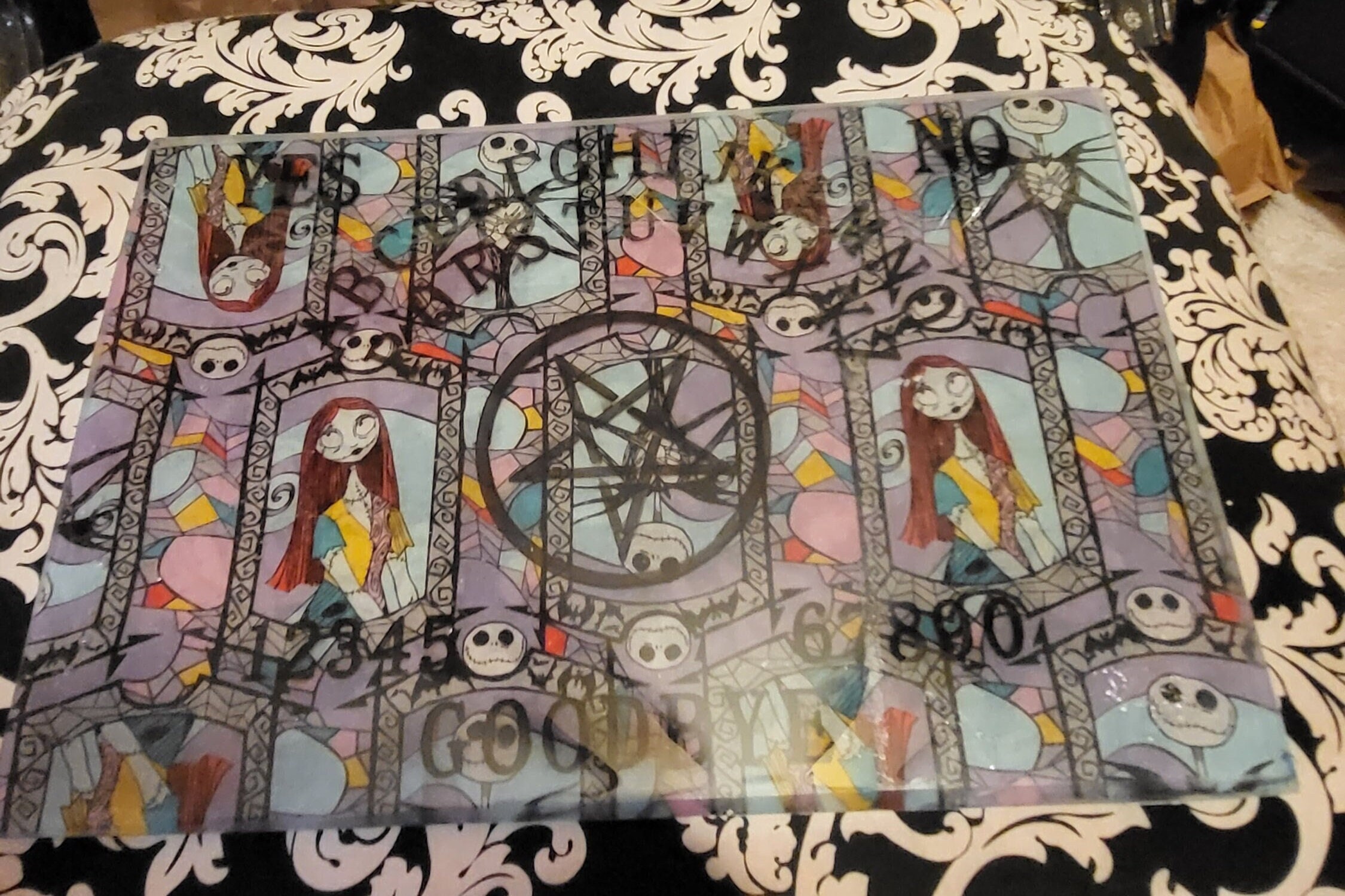 Nightmare Before Christmas Ouija Board Etsy