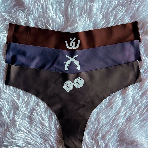 Western Theme Icon Thong Underwear - Western Gift Ideas, Raunchy Gift Ideas, Funny Gag Gift