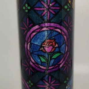 Beauty and the Beast custom tumbler