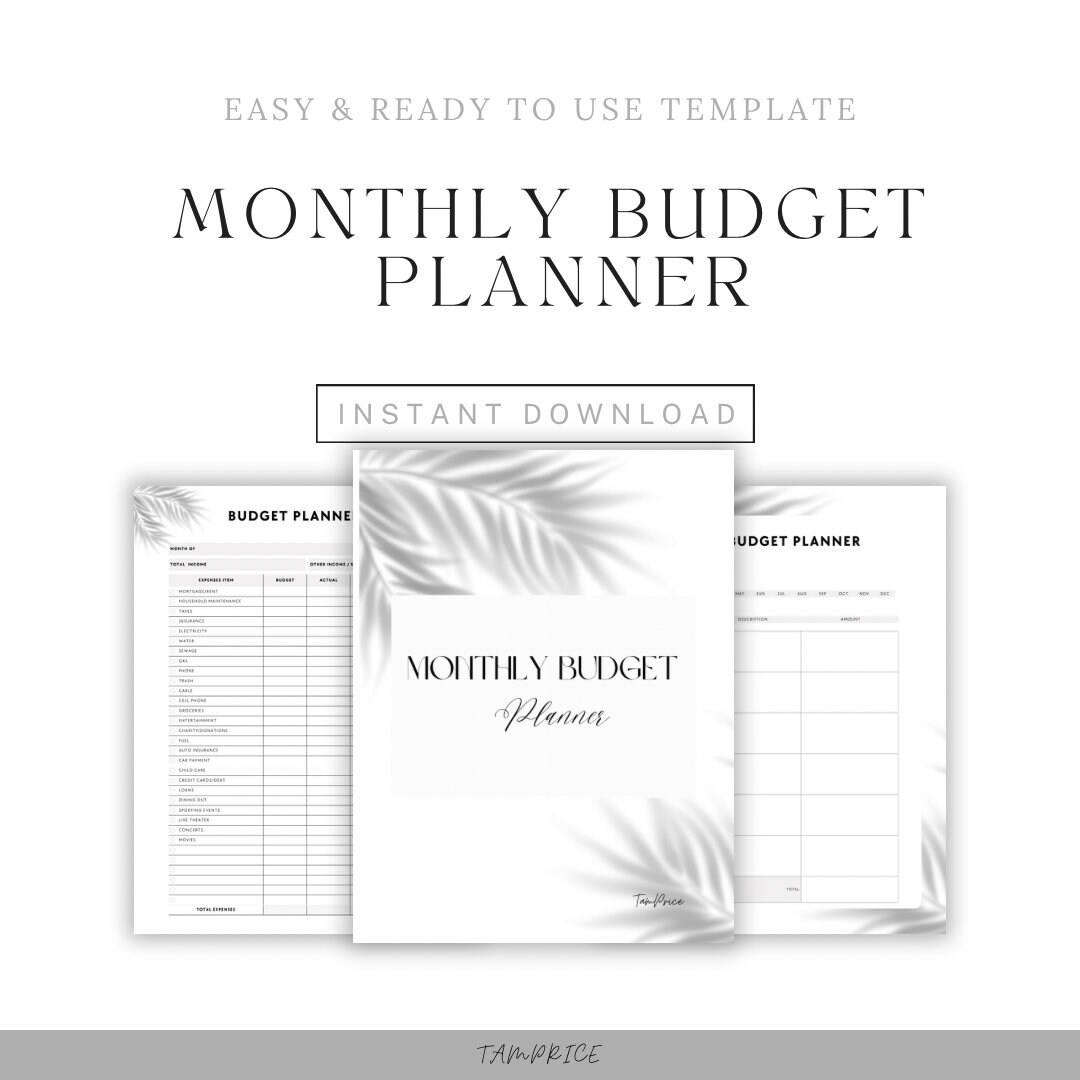 Paycheck Budget Planner, EDITABLE Budget by Paycheck Template, PDF ...