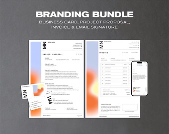 Pacchetto di modelli di branding per la fotografia: Canva, Fogli Google e Documenti Google