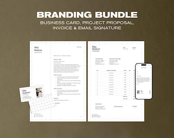 Pacchetto di modelli di branding per grafici: Canva, Fogli Google e Documenti Google