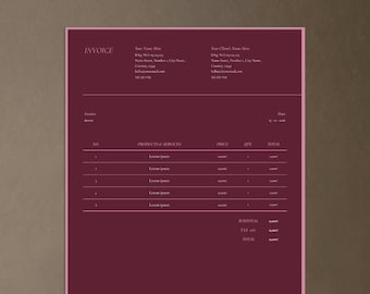 Modello di fattura con calcolo automatico – per artisti, Fogli Google