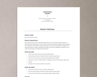 Modello di proposta di progetto con preventivo e contratto – per contabili, Google Docs