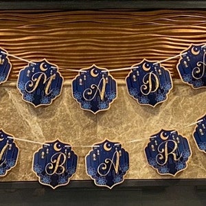 Ramadan Mubarak Banner, Blue Ramadan Decor, Modern Islamic Decor