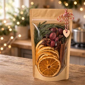 Stove Top Simmers Potpourri All Natural Gift for Home Bundle Dried Citrus Rustic Stovetop Aromatherapy Prayerfully Prepared