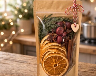 Stove Top Simmers Potpourri All Natural Gift for Home Bundle Dried Citrus Rustic Stovetop Aromatherapy Prayerfully Prepared