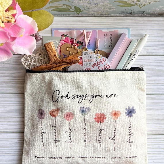 Bible Study Journal Christian Gift Set Faith Based Gifts Prayer Kit Devotional Women Spiritual Gift for Her Scripture Notebook Worship