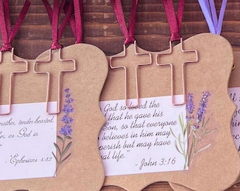Christian Paper Clip Bible Study Bookmark Gift Christian Bible Journal Supply Religious Stationery Accessory Customize