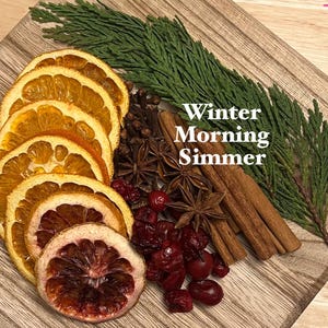 Stovetop Potpourri Large Simmer Kit Natürlicher Raumduft Rustikale Aromatherapie gebeterfüllt vorbereitet