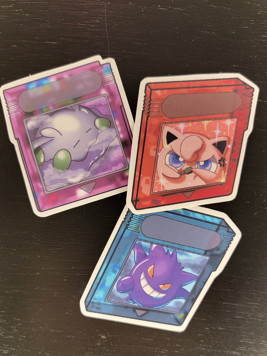 Pokemon NES Cartridge Stickers Etsy