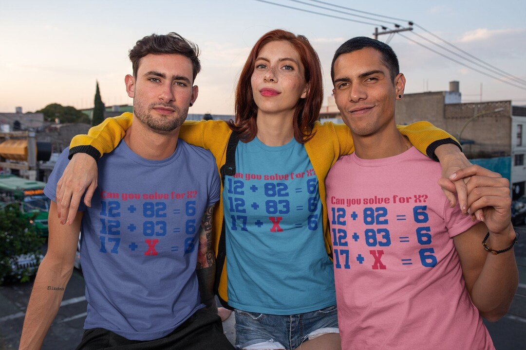UNISEX Buffalo Math Solve X2 Jersey Short Sleeve Tee With Math Equation ...
