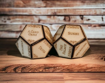 Personalized Resturant/Activitie Dice