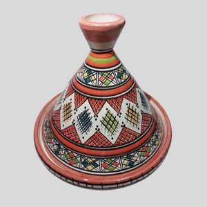 Handmade Tagine - Hand Painted Tagine - pottery Kitchenware - Tajine Pot - Serving clay Pot- Moroccan tajine - Large tajine - Ceramic tajine