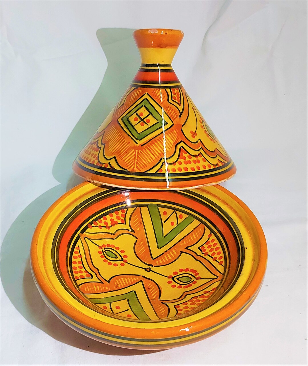 Pottery Moroccan Tajine Beautiful Ceramic Tagine Berber Etsy