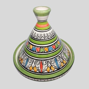Serving clay Pot - Moroccan tagine - Handmade Tagine - Hand Painted Tagine - pottery Kitchenware - Large tajine - Ceramic tajine - clay pot