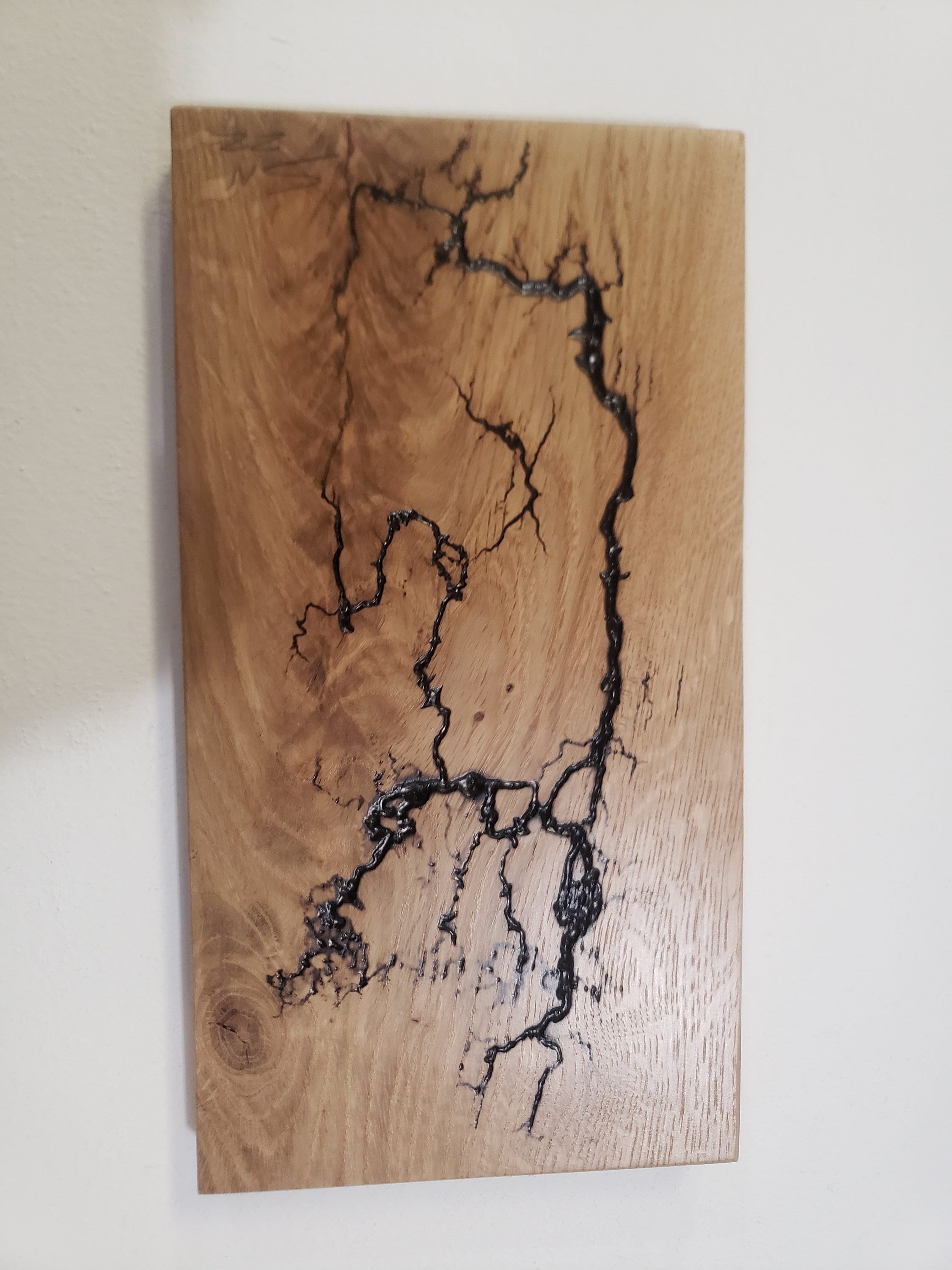 Fractal Wood Burning Art, Wood Burning With Electricity - Wood Dad