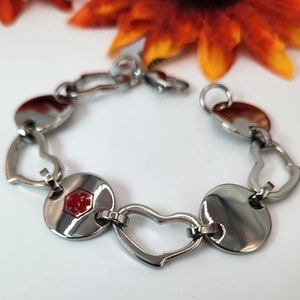 Medical ID Bracelet - Stainless Steel