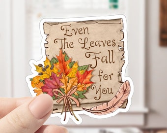 Cute Fall Stickers, Fall Sticker, Cozy Stickers, Cozy Decor, Book Stickers, Reading Stickers, Journal Stickers, Book Lover Gift, Fall Gifts