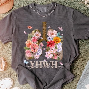 Every Breathe Speak His Name, YHWH Lung Yahweh Shirt YHWH Lungs Shirts Comfort Colors Religious Shirt Christian Minimalist Shirt Faith Gifts