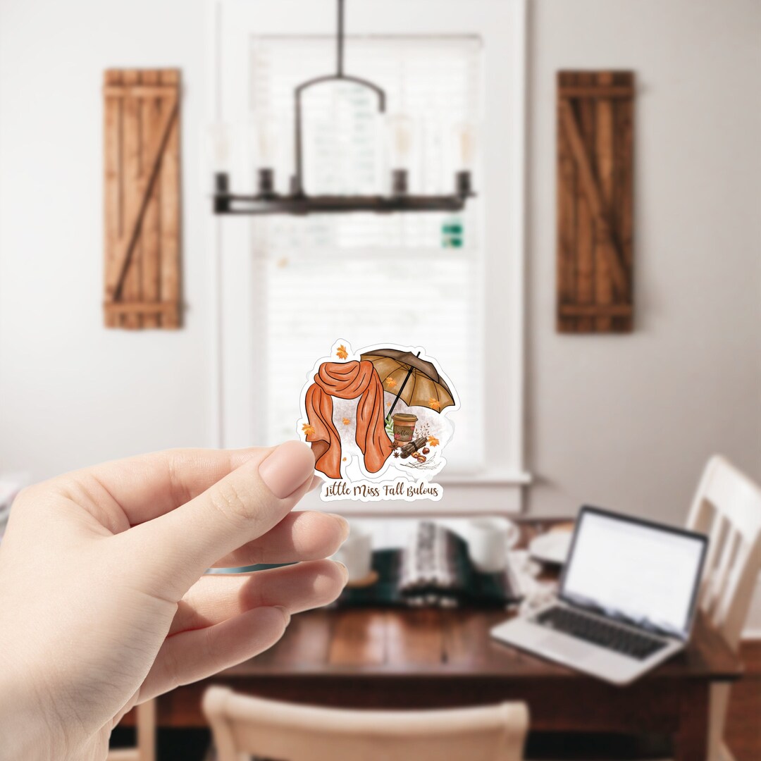 Cute Fall Stickers, 3x3 Sticker, Fall Sticker, Cozy Stickers, Journal ...