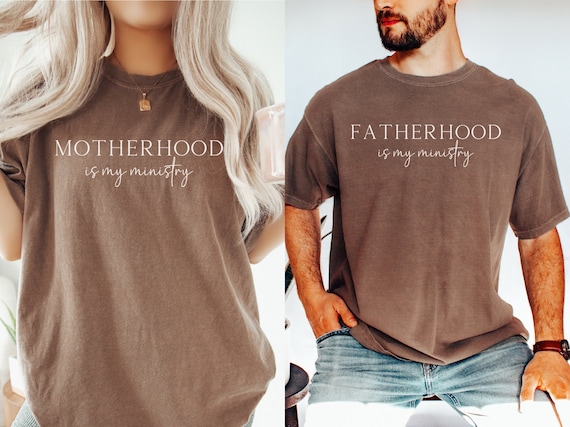 Motherhood is My Ministry Christian T Shirt Motherhood is My Ministry Christian T Shirt