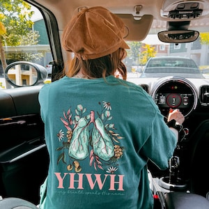 Every Breathe Speak His Name, YHWH Lung Yahweh Shirt YHWH Lungs Shirts Comfort Colors Religious Shirt Christian Minimalist Shirt Faith Gifts