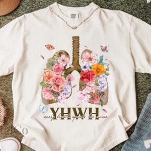 Every Breathe Speak His Name, YHWH Lung Yahweh Shirt YHWH Lungs Shirts Comfort Colors Religious Shirt Christian Minimalist Shirt Faith Gifts