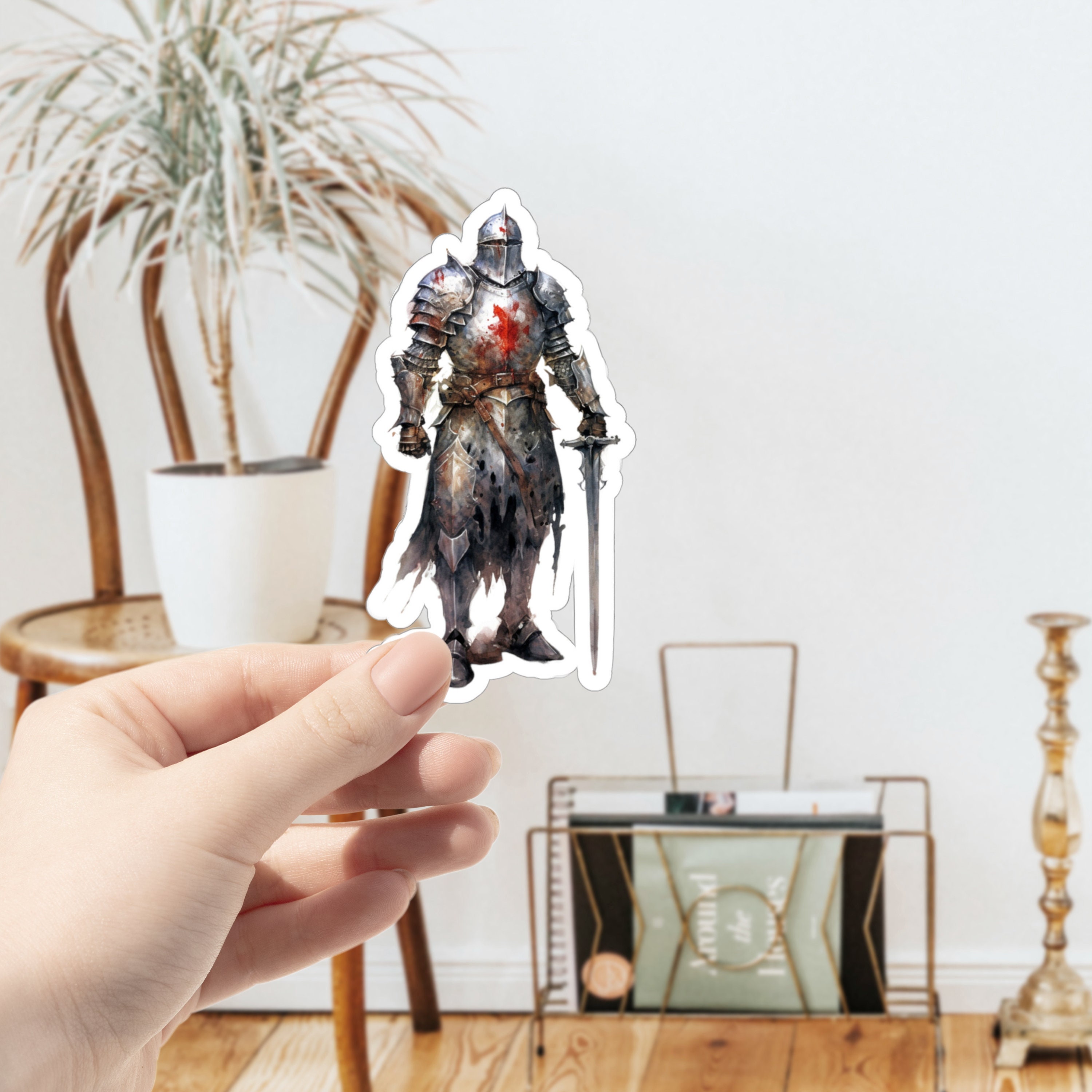 Knight Sticker Style Medieval Knight Figure, YA Book Stickers, Knight Stickers, Imperial ...