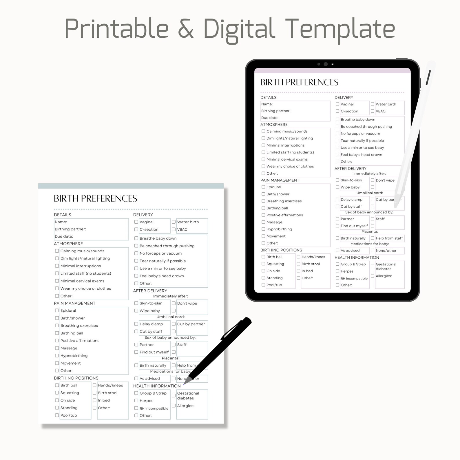 birth-plan-template-editable-birth-preferences-printable-birth-plan