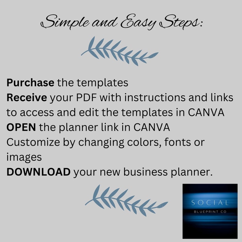 Business Plan, Business Template, Canva Template, Business Planner