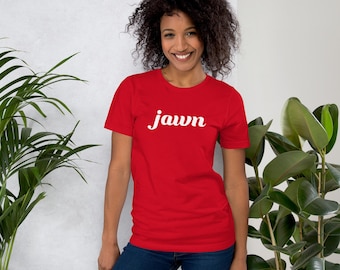 Jawn White Logo Tee