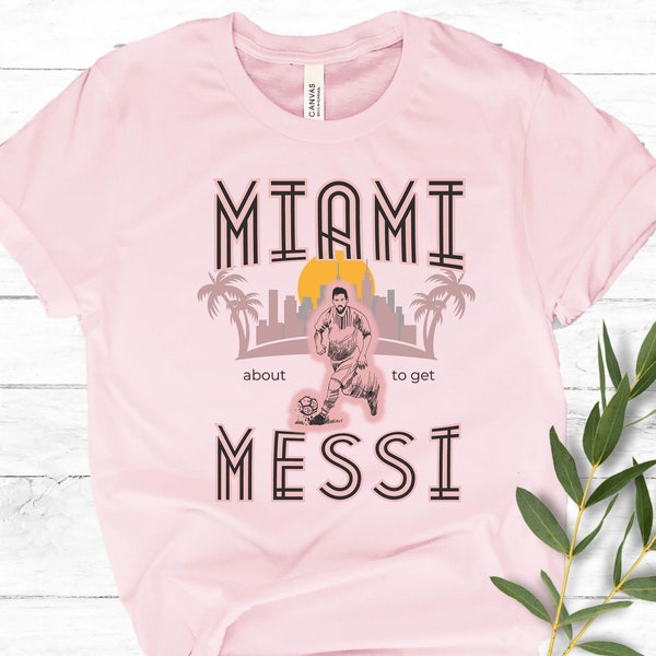 Unisex Miami Lionel Messi Soccer T-shirt, Inter Futbol fan tshirt, World Cup Winner GOAT shirt, Football Fans jersey tee gift, gifts for him