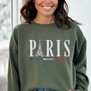 Paris France Eiffel Tower sweatshirt, Travel lovers France shirt, Paris Lover gift, France Souvenir tees, Vintage Paris city Trip sweater
