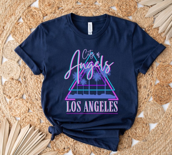 Unisex Retro Los Angeles California City of Angels T-shirt 80s 90s