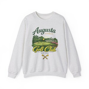 Augusta Georgia Golf Club Sweatshirt, Vintage Golf Graphic Crewneck, Southern Golf Aesthetic sweater, Masters Inspired shirt Golf lover gift Ash