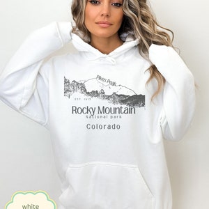 Rocky Mountains National Park Hoodie, Retro Camping sweater, Pikes Peak Outdoor Hiking Lover sweatshirt, Nature explorer Shirt