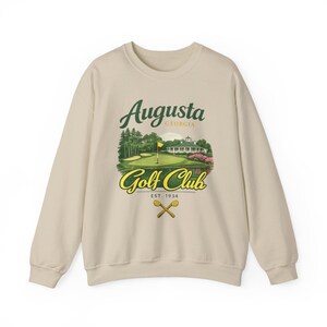 Augusta Georgia Golf Club Sweatshirt, Vintage Golf Graphic Crewneck, Southern Golf Aesthetic sweater, Masters Inspired shirt Golf lover gift Sand
