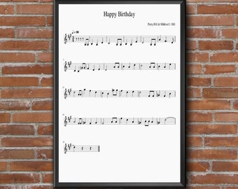 Happy Birthday to You Clarinet Sheet Music