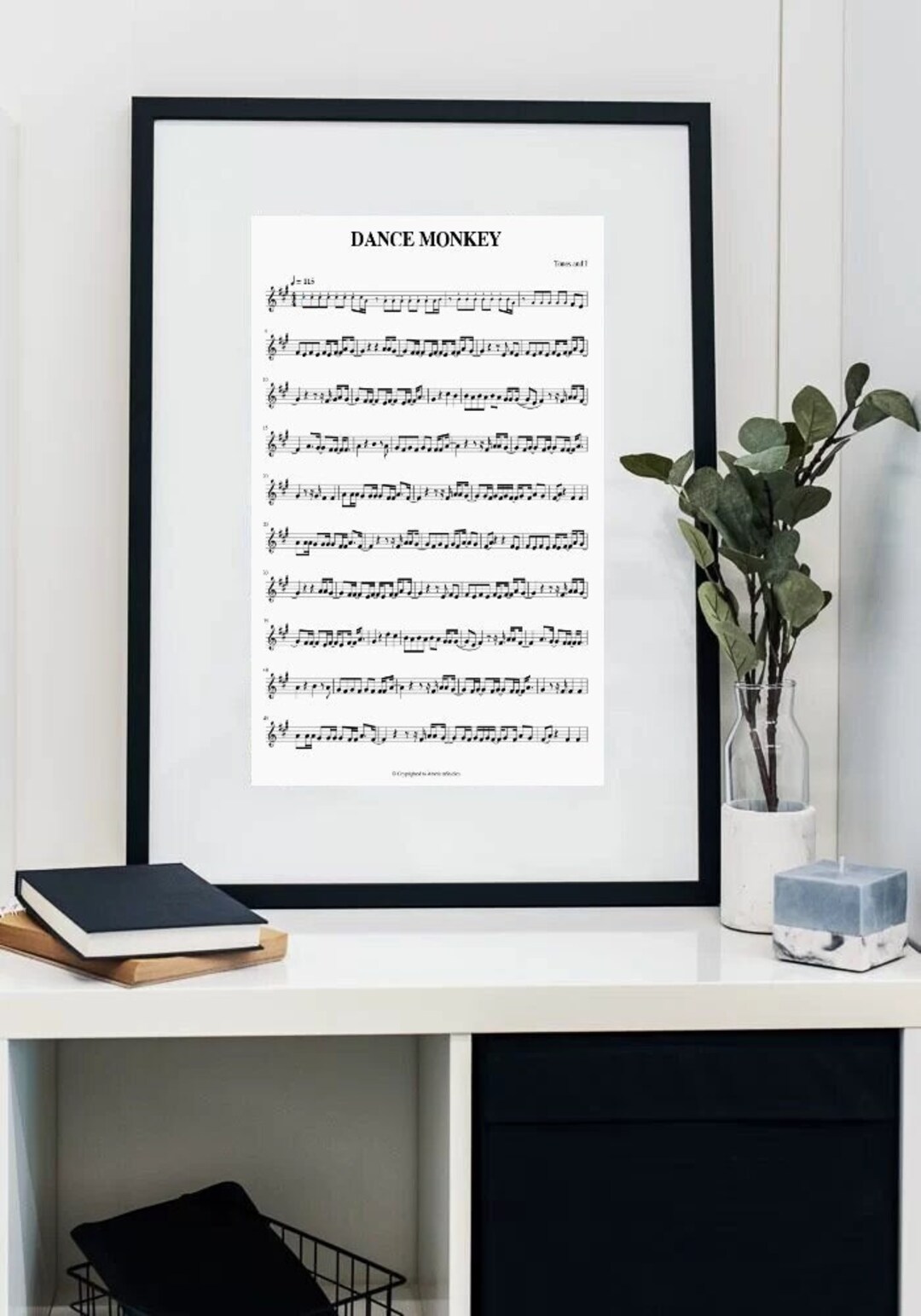 Dance Monkey Sheet Music Etsy