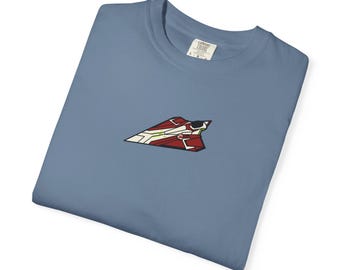 Obi-Wan Kenobi Jedi Starfighter T-Shirt: Delta-7 Ship, Clone Wars Tee