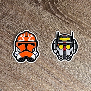 2 Piece Star Wars Trooper Sticker Pack, Star Wars the Clone Wars, sticker, SWTCW