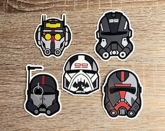 Star Wars Clone Wars Trooper Sticker Pack (5 Piece)
