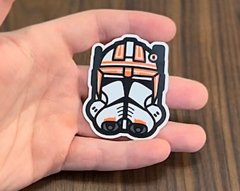 Kommandant Cody Sticker: Star Wars Clone Wars Vinyl Aufkleber
