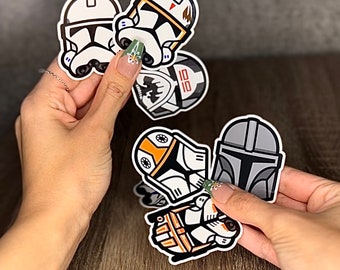 Star Wars Clone Wars Trooper Sticker Pack (6 Piece)
